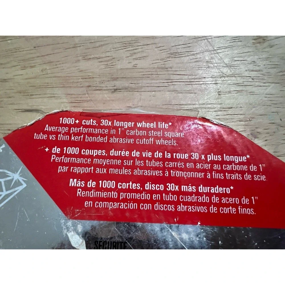 Lenox metal max 7x0.6x7/8 Circular Blade Wheel For Metal 1000+cut diamond edge
